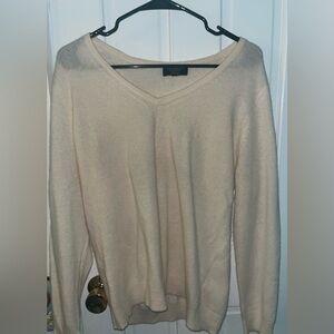 Cream Cashmere Knitwear Sweater
